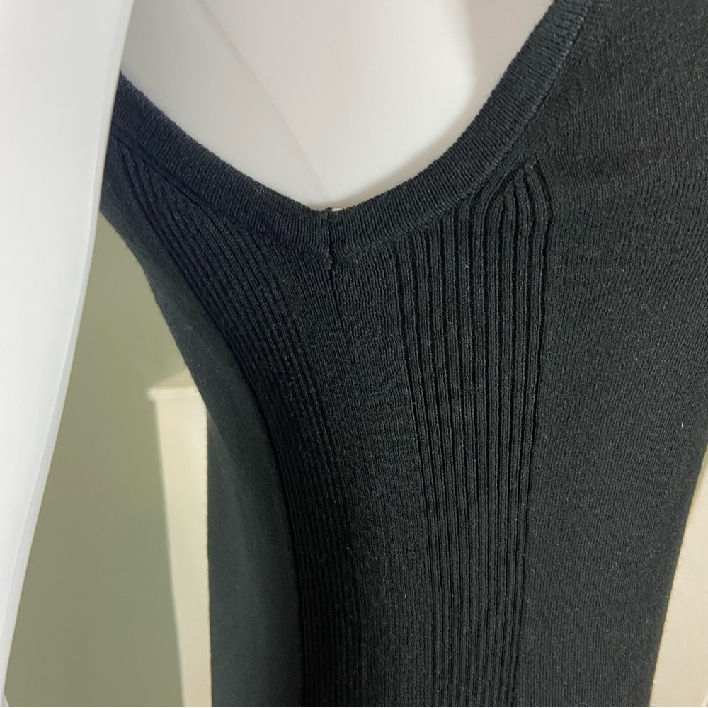 NWT New White House Black Market Cowl Neck Mini Dress Sheath Knit Sleeveless XS - Picture 11 of 13